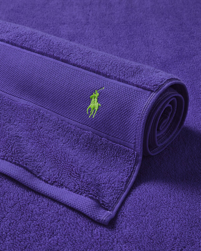 Shop Ralph Lauren Polo Player Tub Mat, 21" X 31" In Chalet Purple