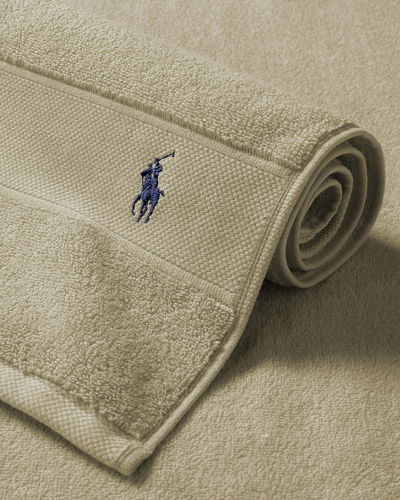 Polo Ralph Lauren Polo Player Cotton Bath Mat In Sage