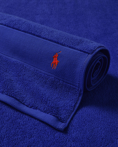 Shop Ralph Lauren Polo Player Tub Mat, 21" X 31" In Heritage Royal