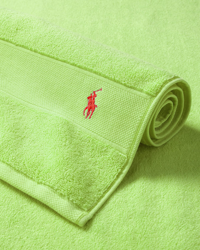 Shop Ralph Lauren Polo Player Tub Mat, 21" X 31" In Kiwi Lime