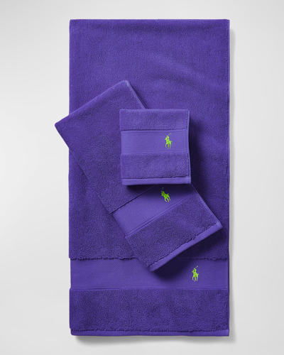 Shop Ralph Lauren Polo Player Body Sheet In Chalet Purple