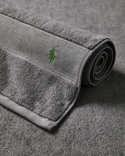 Polo Ralph Lauren Polo Player Cotton Bath Mat In Barclay Heather
