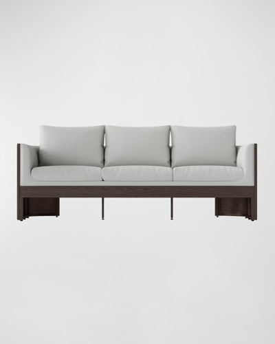 Shop Neuwood Living Domicile Sofa In Dove/teak
