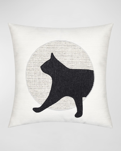 Shop Elaine Smith Unconditional (head) Pillow, 20" Square In Meow