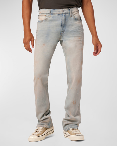 Shop Hudson Men's Walker Kick Flare Denim Jeans In Lt Painter