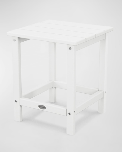 Shop Polywood Long Island 18" Side Table In White