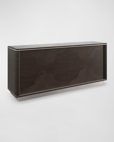 Shop Caracole Fancy Face Sideboard In Brown, Gray