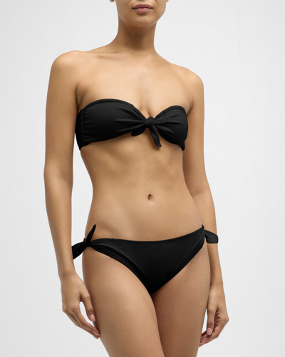 Shop Ulla Johnson Palma Bandeau Bikini Top In Cowrie