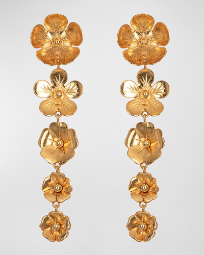 Shop Jennifer Behr Reign Dangle Earrings In Gold