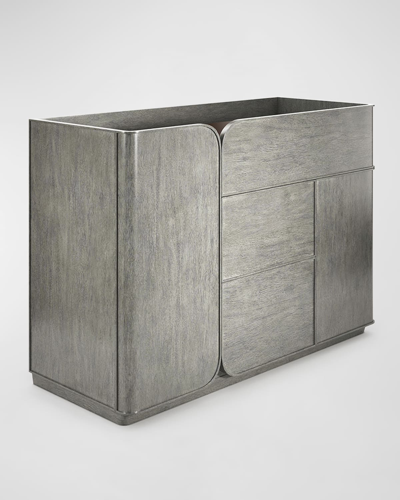 Shop Casa Ispirata Continental Bachelor's Cabinet In Argento