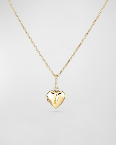 Shop Stone And Strand 14k Gold Diamond Sweetheart Locket In H
