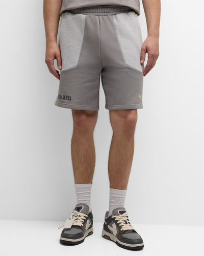 Shop Puma X Pleasures Men's Shorts In Grey