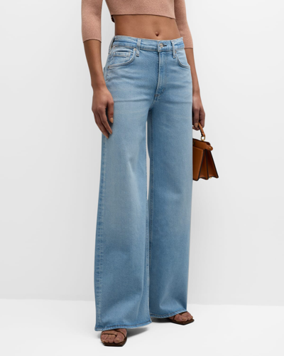 Shop Citizens Of Humanity Lolia Mid-rise Baggy Jeans In Neroli