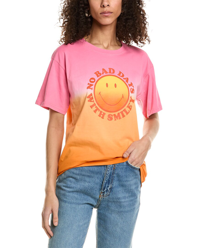Shop Sandro Graphic T-shirt In Pink