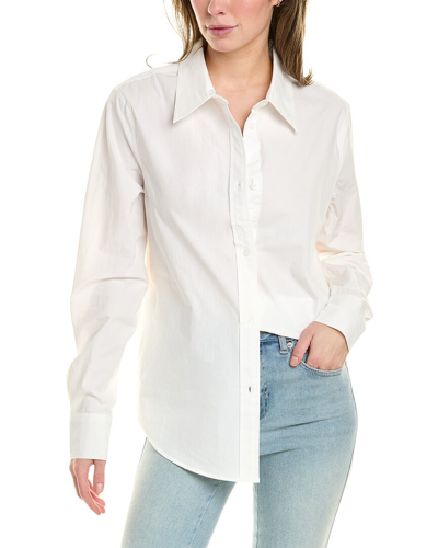 Shop Solid & Striped The Lauren Shirt In White