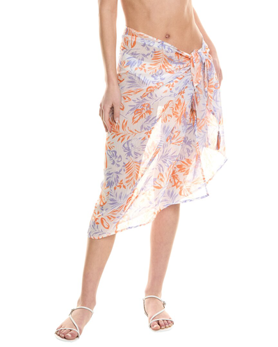 Shop Lucky Brand Blooming Season Pareo In White