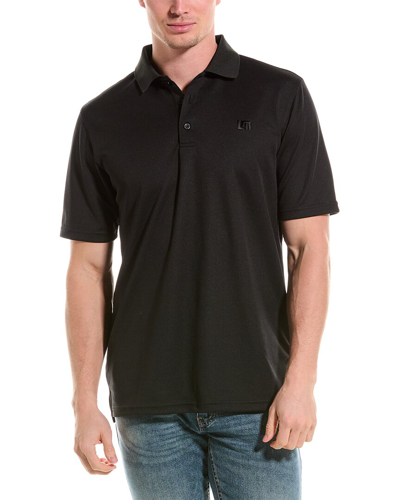 Shop Loudmouth Heritage Polo Shirt In Black