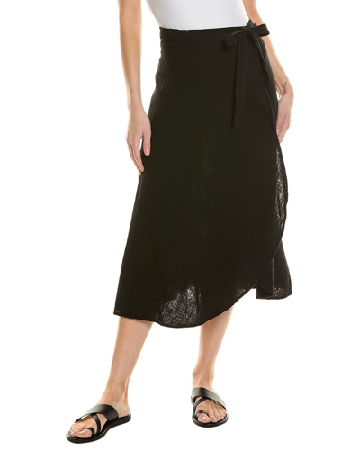 Shop 9seed Wrap Skirt In Black