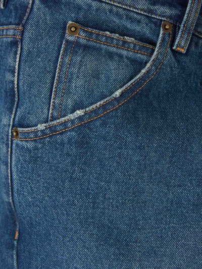 Shop Darkpark Cotton Ines Jeans In Blau Denim