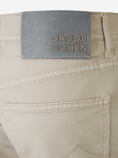 Shop Jacob Cohen Nicolas Bermuda Shorts In Crema