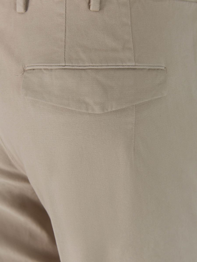Shop Pt01 Cotton Trousers In Beige