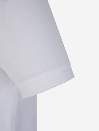 Shop Tom Ford Cotton Pique Polo In Blanc