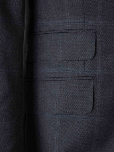 Shop Tom Ford Wool Suit In Navy Colour