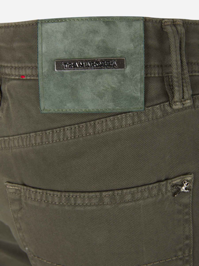 Shop Tramarossa Leonardo Cotton Jeans In Green