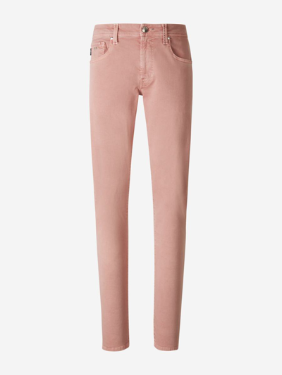 Shop Tramarossa Michelangelo Slim Jeans In Pink