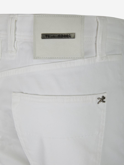 Shop Tramarossa Leonardo Cotton Jeans In White
