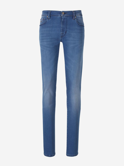 Shop Tramarossa Leonardo Slim Fit Jeans In Denim Blue