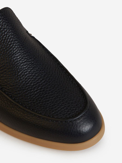 Shop Valentino Garavani Leisure Flows Loafers In Negre