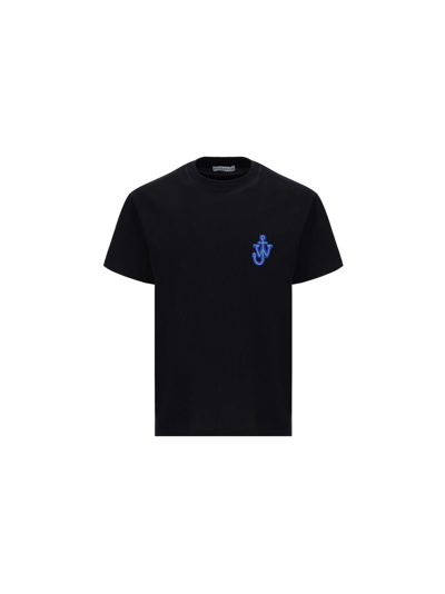 Shop Jw Anderson Anchor T-shirt In Black