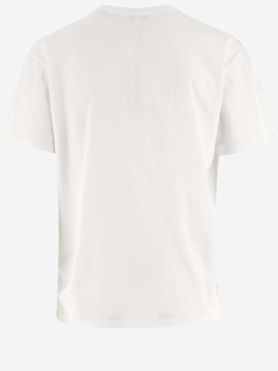 Shop Jw Anderson Cotton T-shirt With Graphic Print And Logo