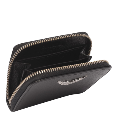 Shop Zadig &amp; Voltaire Mini Zv Wallet In Black