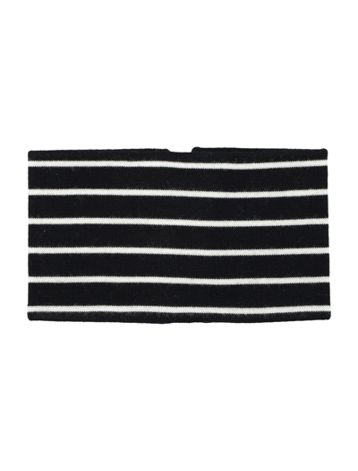 Shop Jw Anderson Striped Anchor Neckband In Black