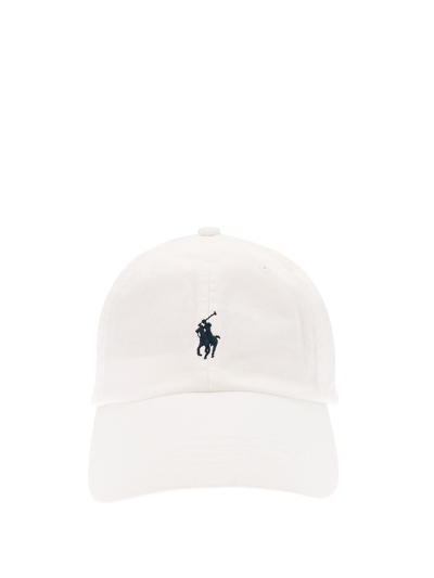 Shop Polo Ralph Lauren Hat In Bianco