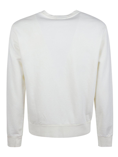 Shop Polo Ralph Lauren Pony Embroidered Crewneck Sweatshirt  In Cream