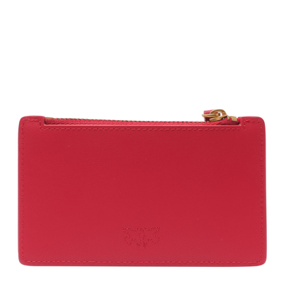 Shop Pinko Zipped Cardholder  In Red