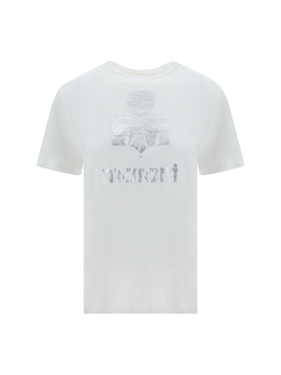 Shop Marant Etoile Zewel T-shirt In White
