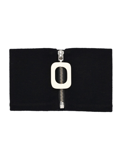 Shop Jw Anderson Neckband With Puller In Black