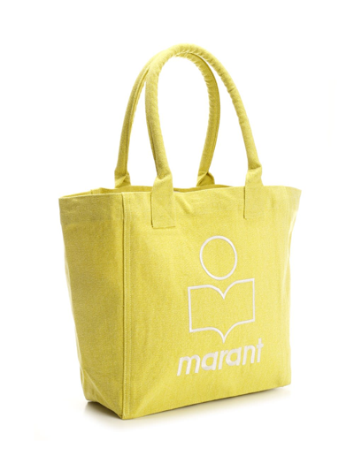 Shop Isabel Marant Yenky Tote Bag In Yellow