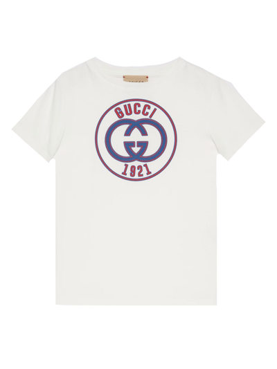 Shop Gucci Childrens Printed Cotton Jersey T-shirt