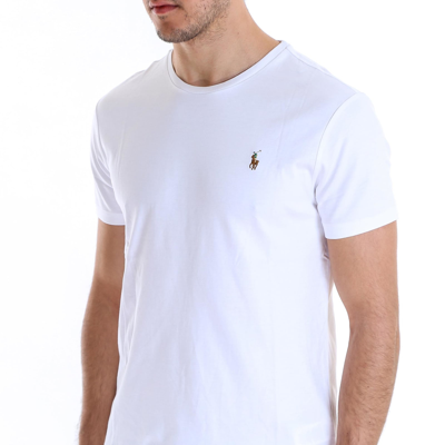 Shop Polo Ralph Lauren T-shirt In White