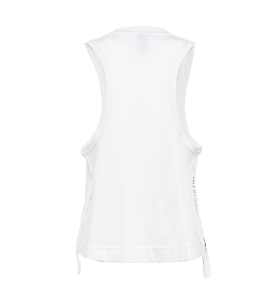 Shop Adidas By Stella Mccartney Truepace Logo Printed Tank Top