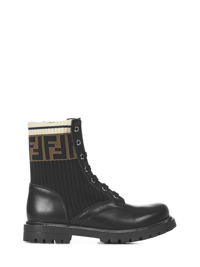 Shop Fendi Boots In Nero