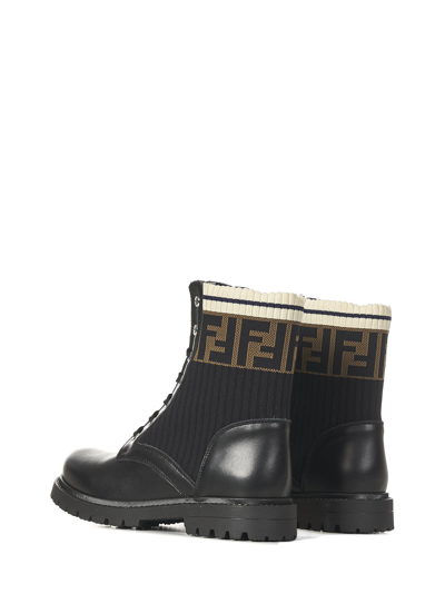 Shop Fendi Boots In Nero