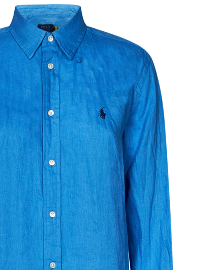 Shop Ralph Lauren Shirt In Blue