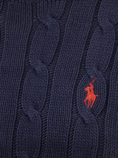 Shop Polo Ralph Lauren Slim-fit Cable Knit