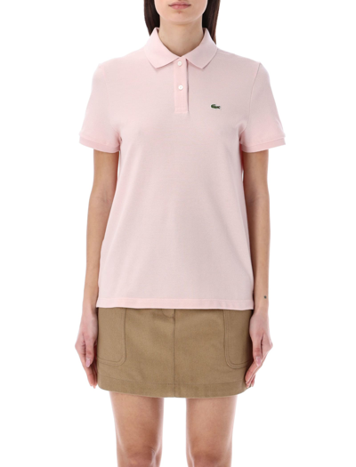 Shop Lacoste Classic Polo Shirt In Nidus Pink